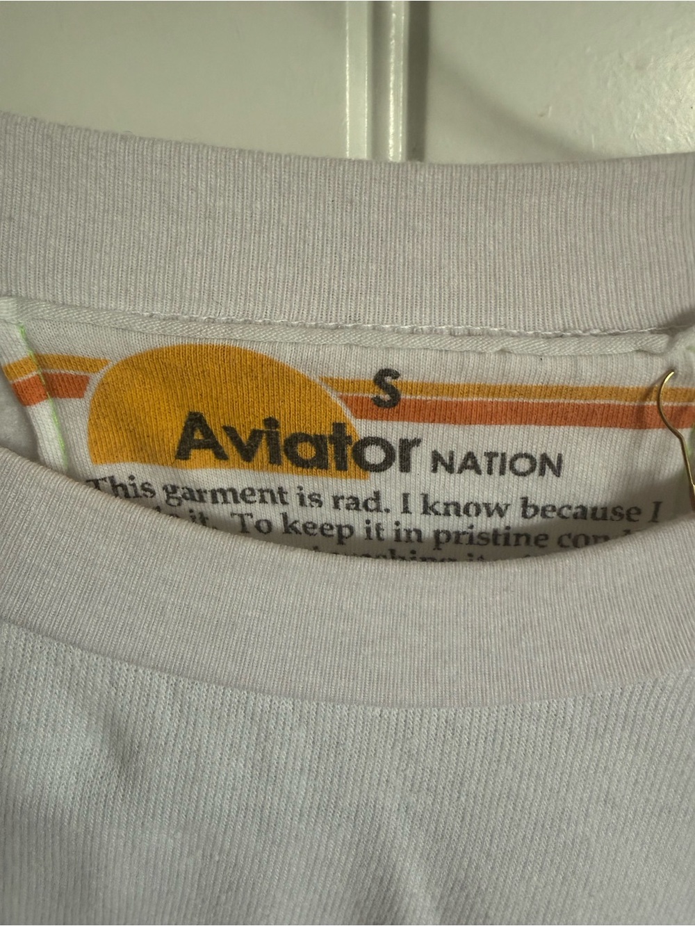 Aviator Nation White and Checker Set! - Picture 3 of 7